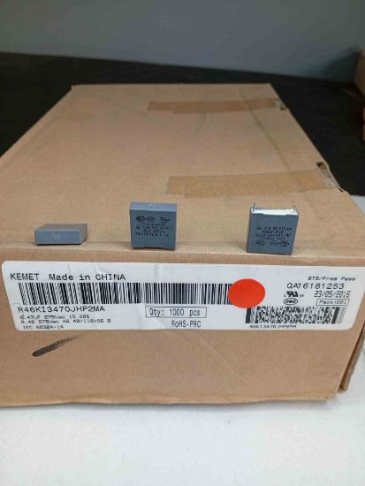 R46KI3470JHP2MA 470NF 275VAC 15 20%|R.46 KEMET POLYESTER KONDANSATÖR resmi