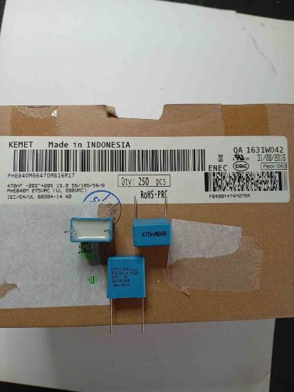 PHE840MB6470MB16R17 470NF 275VAC 15 0.2 KEMET POLYESTER KONDANSATÖR resmi