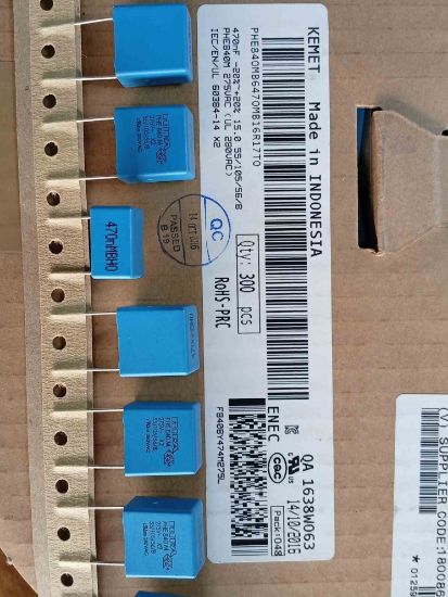 PHE840MB6470MB16R17T0 470NF 275VAC 15 0.2 KEMET POLYESTER KONDANSATÖR resmi