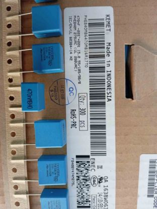 PHE840MB6470MB16R17T0 470NF 275VAC 15 0.2 KEMET POLYESTER KONDANSATÖR resmi