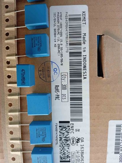 PHE840MB6470MB16R17T0 470NF 275VAC 15 0.2 KEMET POLYESTER KONDANSATÖR resmi