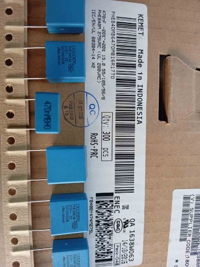 PHE840MB6470MB16R17T0 470NF 275VAC 15 0.2 KEMET POLYESTER KONDANSATÖR resmi