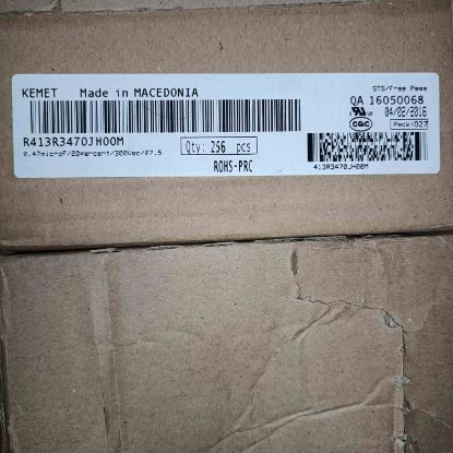 R413R3470JH00M 470NF 300VAC 27.5mm Y2 X1 20%|R.41 KEMET POLYESTER KONDANSATÖR resmi