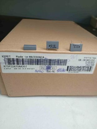 R75PI2470AA30J 47NF 630V 15 0.05 KEMET POLYESTER KONDANSATÖR resmi