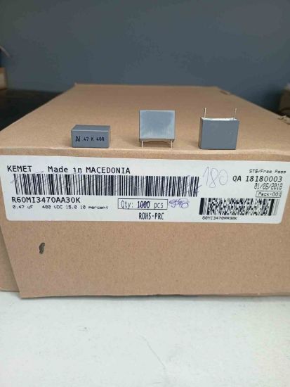 R60MI3470AA30K 470NF 400V 15 0.1 KEMET POLYESTER KONDANSATÖR resmi