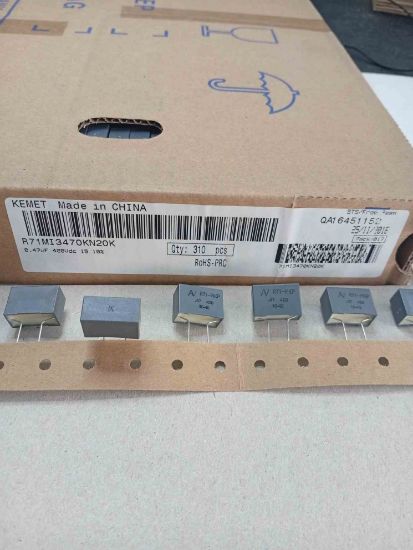 R71MI3470KN20K 470NF 420V 15 0.1 KEMET POLYESTER KONDANSATÖR resmi