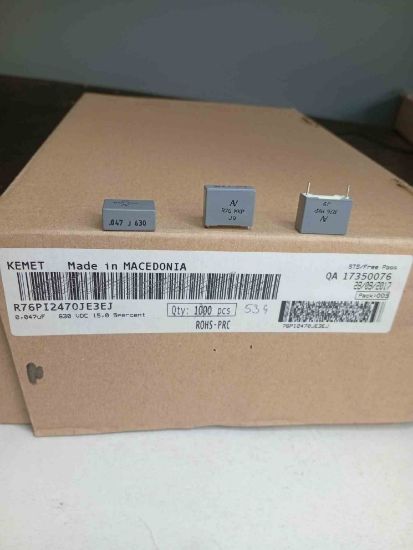 R76PI2470JE3EJ 47NF 630V 15 0.05 KEMET POLYESTER KONDANSATÖR resmi