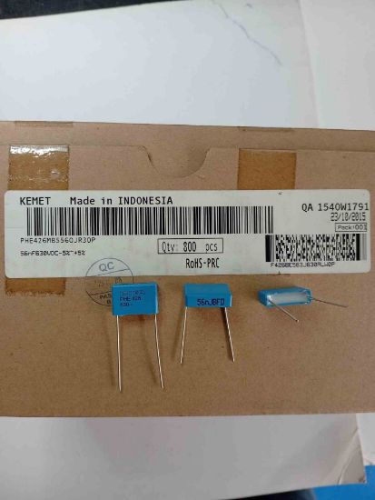 PHE426MB5560JR30P 56NF 630V 15 0.05 KEMET POLYESTER KONDANSATÖR resmi