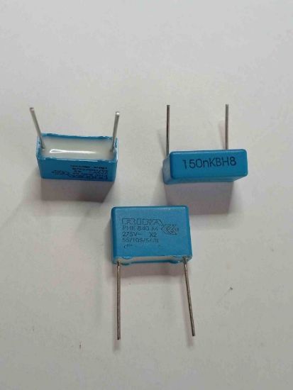 PHE840MB6150KB10R17 150NF 275VAC 15 0.1 KEMET POLYESTER KONDANSATÖR resmi