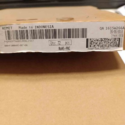 PHE450PT6680JR06L2V17 680NF 1000V 27.5 0.05 KEMET POLYESTER KONDANSATÖR resmi