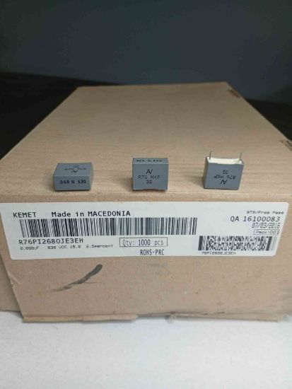 R76PI2680JE3EH 68NF 630V 15 0.025 KEMET POLYESTER KONDANSATÖR resmi
