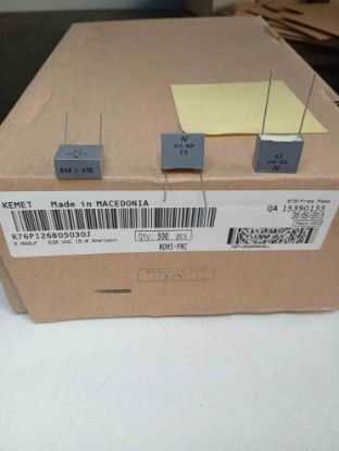 R76PI26805030J 68NF 630V 15 0.05 KEMET POLYESTER KONDANSATÖR resmi