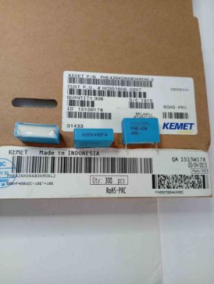 PHE426KD6680KR06L2 680NF 400V 22.5 0.1 KEMET POLYESTER KONDANSATÖR resmi
