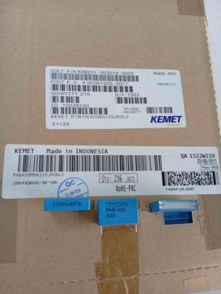 PHE450MD6120JR06L2 120NF 630V 22.5 0.05 KEMET POLYESTER KONDANSATÖR resmi