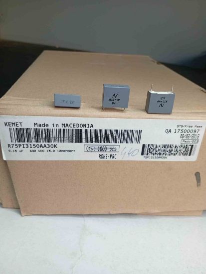 R75PI3150AA30K 150NF 630V 15 0.1 KEMET POLYESTER KONDANSATÖR resmi