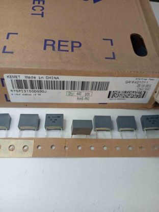 R75PI3150DQ30J 150NF 630V 15 0.05 KEMET POLYESTER KONDANSATÖR resmi