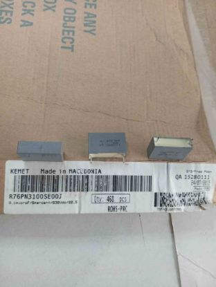 R76PN3100SE00J 100NF 630V 22.5 0.05 KEMET POLYESTER KONDANSATÖR resmi
