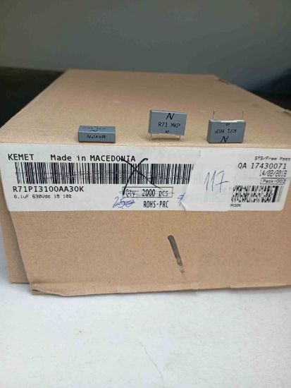 71PI3100AA30K 100NF 630V 15 0.1 KEMET POLYESTER KONDANSATÖR resmi