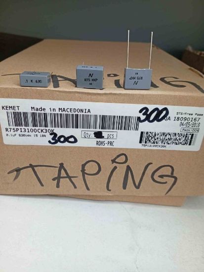 R75PI3100CK30K 100NF 630V 15 0.1 KEMET POLYESTER KONDANSATÖR resmi