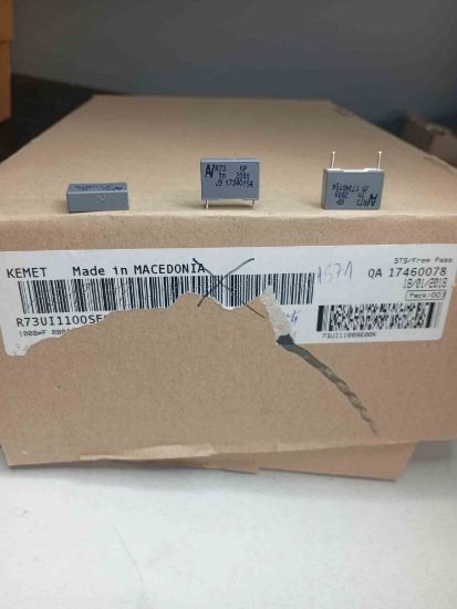 R73UI1100SE00J 1NF 2000V 15 0.05 KEMET POLYESTER KONDANSATÖR resmi