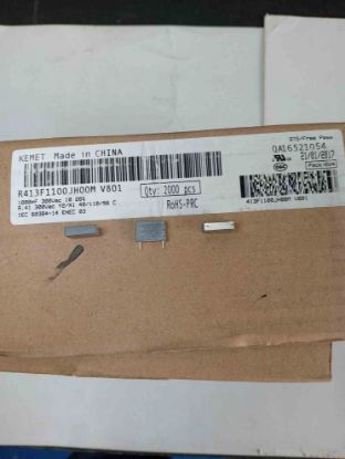 R413F1100JH00M V801 1NF 300VAC 10 20%|R.41 KEMET POLYESTER KONDANSATÖR resmi