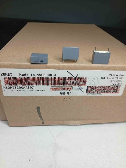 R60PI3100AA30J 100NF 630V 15 0.05 KEMET POLYESTER KONDANSATÖR resmi