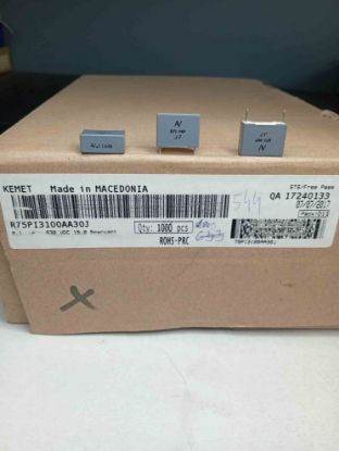 R75PI3100AA30J 100NF 630V 15 0.05 KEMET POLYESTER KONDANSATÖR resmi
