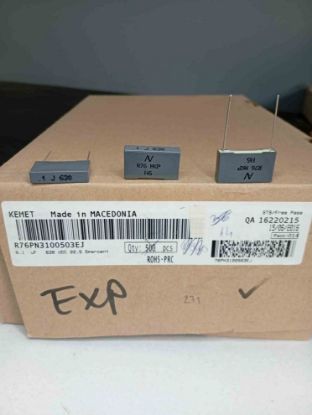 R76PN3100503EJ 100NF 630V 22.5 0.05 KEMET POLYESTER KONDANSATÖR resmi