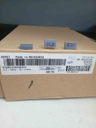 R76MI2560SE30J 56NF 400V 15mm KEMET POLYESTER KONDANSATÖR resmi