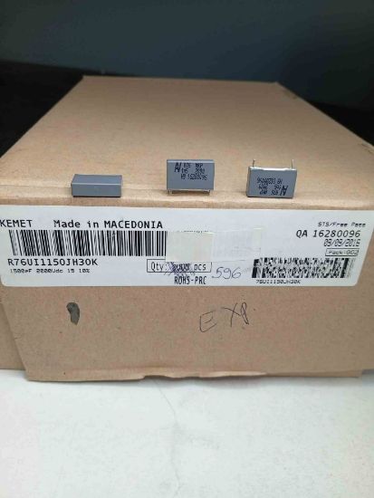 76UI1150JH30K 1.5NF 2000V 15 0.1 KEMET POLYESTER KONDANSATÖR resmi
