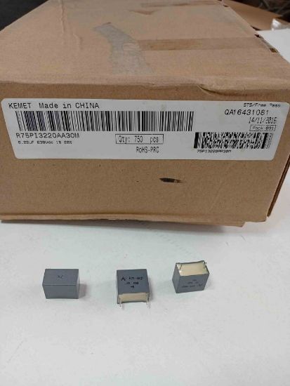 R75PI3220AA30M 220NF 630V 15 0.2 KEMET POLYESTER KONDANSATÖR resmi