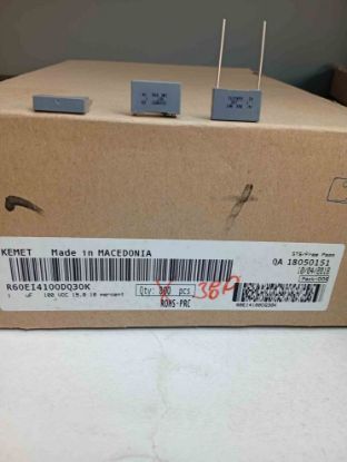 60EI4100DQ30K 1MF 100V 15 0.1 KEMET POLYESTER KONDANSATÖR resmi