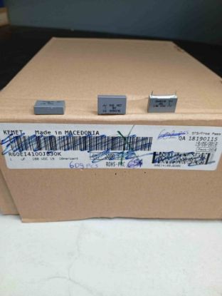 R60EI4100JB30K 1MF 100V 15 0.1 KEMET POLYESTER KONDANSATÖR resmi