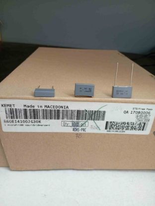 R60EI4100JG30K 1MF 100V 15 0.1 KEMET POLYESTER KONDANSATÖR resmi