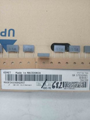 60EI4100DQ30J 1MF 100V 15 0.05 KEMET POLYESTER KONDANSATÖR resmi