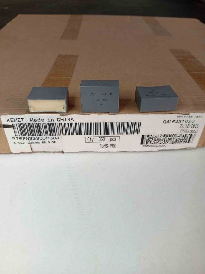 R76PN3330JH30J 330NF 630V 22.5 0.05 KEMET POLYESTER KONDANSATÖR resmi