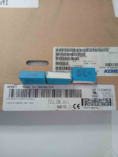 PHE840MZ7100MF11R06L2 1MF 275VAC 27.5 0.2 KEMET POLYESTER KONDANSATÖR resmi