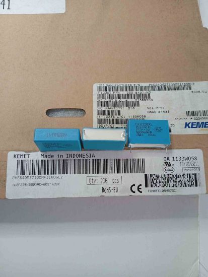 PHE840MZ7100MF11R06L2 1MF 275VAC 22.5 0.2 KEMET POLYESTER KONDANSATÖR resmi
