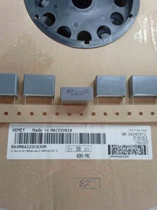 R60MR4220CK30M 2.2MF 400V 27.5 0.2 KEMET POLYESTER KONDANSATÖR resmi