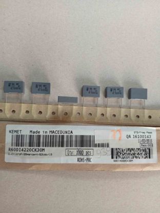 R60DI4220CK30M 2.2MF 63V 15 0.2 KEMET POLYESTER KONDANSATÖR resmi