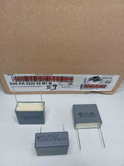 R46KR422055M1M 2.2MF 275VAC 27.5 20%|R.46 KEMET POLYESTER KONDANSATÖR resmi