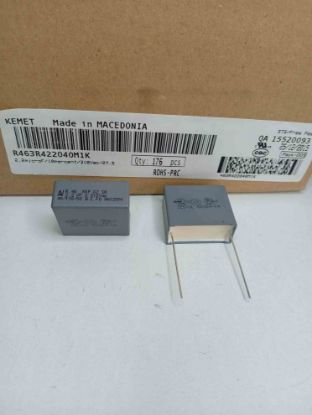 R463R422040M1K 2.2MF 310VAC 27.5 10%|R.46 KEMET POLYESTER KONDANSATÖR resmi