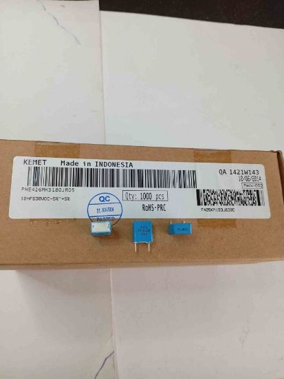 PHE426MK5180JR05 18NF 630V 7.5 0.05 KEMET POLYESTER KONDANSATÖR resmi