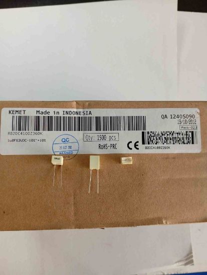 R82DC4100Z360K 75NF 63V 5 0.1 KEMET POLYESTER KONDANSATÖR resmi