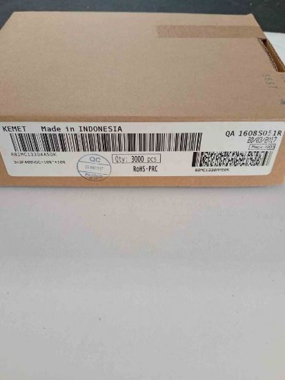 R82MC1330AA50K 3.3NF 400V 5 0.1 KEMET POLYESTER KONDANSATÖR resmi
