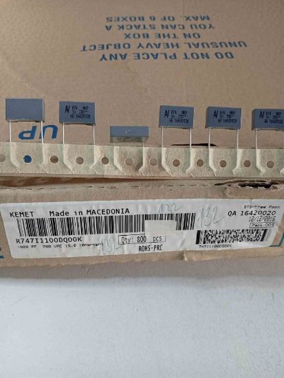 R747I1100DQ00K 1NF 700VAC 15 0.1 KEMET POLYESTER KONDANSATÖR resmi