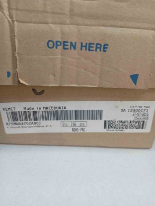 R75MW4470ZA00J 4.7MF 400V 37.5 0.05 KEMET POLYESTER KONDANSATÖR resmi