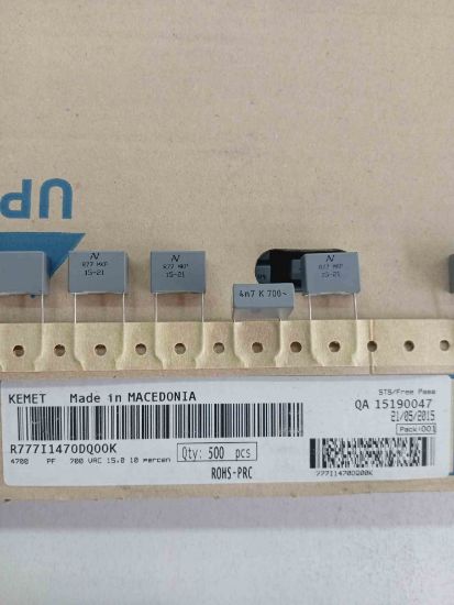 R777I1470DQ00K 4.7NF 700VAC 15 0.1 KEMET POLYESTER KONDANSATÖR resmi