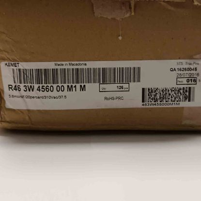 R463W456000M1M 5.6MF 310VAC 37.5 KEMET POLYESTER KONDANSATÖR resmi