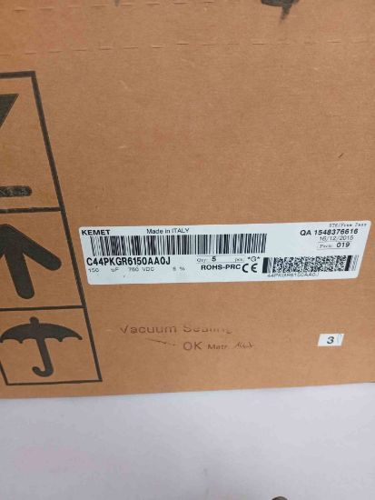 C44PKGR6150AA0J 150MF 750V 0.05 | KEMET POLYESTER KONDANSATÖR resmi